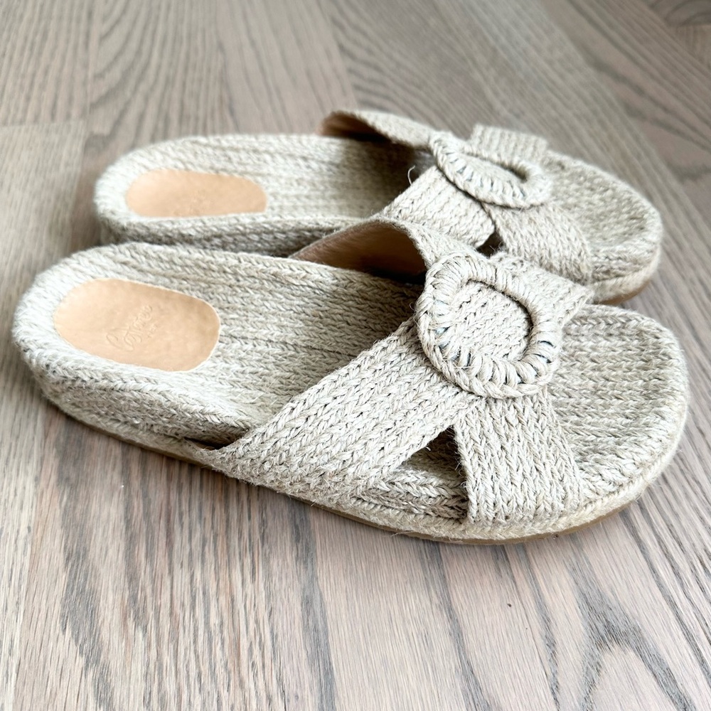 Castaner Zuchi Raffia Platform Espadrille Sandals - Picture 4 of 9